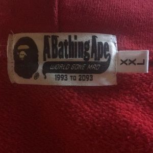 A bathing ape hoodie